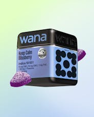 Wana - Optimals Keep Calm - Blissberry 1:10:10 THC:CBD:CBG | 20 Pack 100mg | 5mg ea
