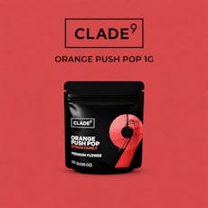 CLADE9 Orange Push Pop Bud 1g