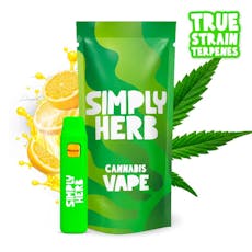 Simply Herb Lemon Voltage Disposable 1g