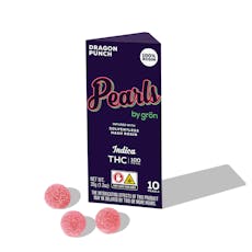 Gron Solventless Hash Rosin Dragon Punch Pearls | 10 Pack 100mg | 10mg ea