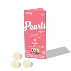 Gron Lychee Limeade Pearls 1:1:1 THC:THCv:CBC | 10 Pack 100mg | 10mg ea