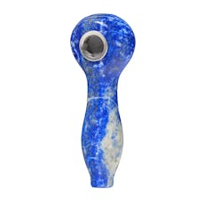 Astral Project Gemstone Spoon Pipe Lapis Lazuli
