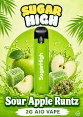 Sugar High Sour Apple Runtz Disposable 2g