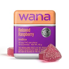 Wana - Quick Relaxed Raspberry | 10 Pack 10mg ea