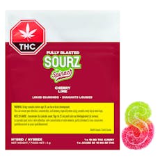 SOURZ BY SPINACH - FULLY BLASTED CHERRY LIME - 10mg THC