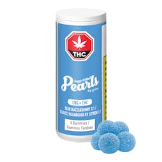 PEARLS BY GRON - BLUE RAZZLEBERRY 3:1 CBG:THC - (2mg THC/pc) 10mg THC