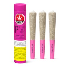 PISTOL AND PARIS - PINK GOO PRE-ROLLS - 3 x 0.5g