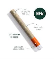 PURE SUNFARMS - ULTRA ORANGE HASH HOLE INFUSED PRE-ROLL LTO - 1 x 2g