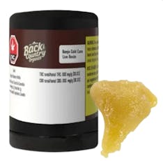 BACK COUNTRY ORGANICS - BANJO COLD CURE LIVE ROSIN - 1 1