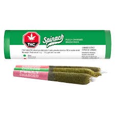 SPINACH - FULLY CHARGED TROPICAL PACK INFUSED PRE-ROLLS - 3 x 0.5g