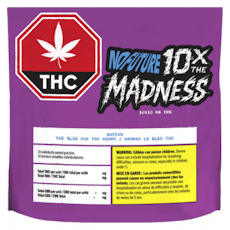 NO FUTURE - 10X THE MADNESS: THE BLUE ONE SATIVA THC GUMMIES - (10mg THC/pc) 100mg THC