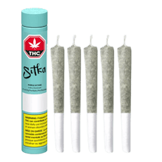 SITKA LEGENDS - PURPLE OCTANE PRE-ROLLS - 5 x 0.5g