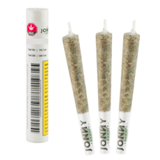 Northern Lights Reefers - 3 x 0.5g Indica Joints | Jonny Chronic