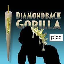 Diamond Back Gorilla - Vanilla Dream x Blue Bubba Infused Preroll (H) 1g