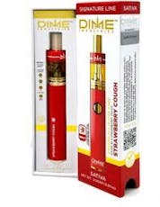 DIME STRAWBERRY COUGH 2 GRAM AIO DISPOSABLE VAPE SATIVA 92.32%