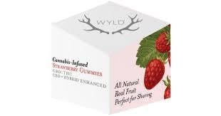 WYLD STRAWBERRY GUMMIES HYBRID 20:1 CBD/THC 100MG
