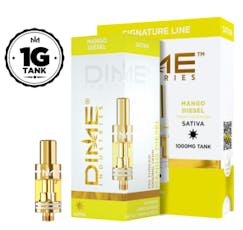 DIME MANGO DIESEL 1 GRAM VAPE CARTRIDGE TANK SATIVA 91.77%