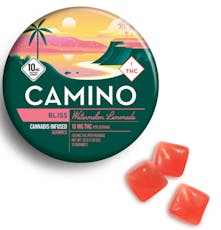 CAMINO BLISS WATERMELON LEMONADE GUMMIES HYBRID 100MG THC