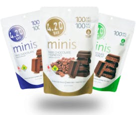 MIN Milk Chocolate Toffee Bars 2:1 CBG 10pk 300mg - 1.7oz
