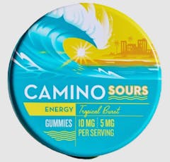 CAMINO ENERGY SOUR TROPICAL BURST GUMMIES SATIVA 100MG THC 50MG THCV
