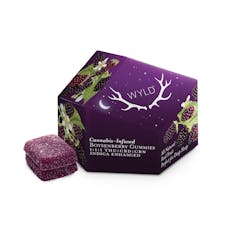 WLD Boysenberry Gummies 1:1:1 CBD/CBN 10pk 300mg - 1.4oz