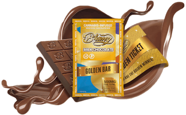 BHANG MILK CHOCOLATE GOLDEN BAR 500MG SATIVA