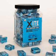 XITE BLUE RASPBERRY CHEW 30MG 15MG D9 15MG CBD