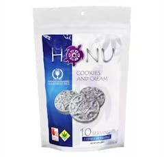 Honu Cookies and Cream Chocolate 100mg 10pk