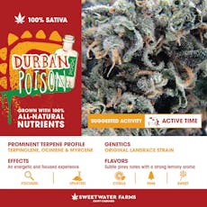 Sweetwater Farms Flower Durban Poison 7g
