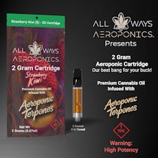 AEROPONICS GINGERBREAD 2 GRAM VAPE CARTRIDGE INDICA 91.62%