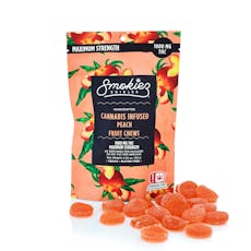 SMOKIEZ SWEET PEACH GUMMIES 1000MG SATIVA