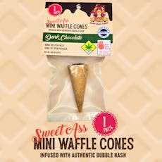 ED Single Hash Dark Chocolate Mini Waffle Cone Kelly's Sweet Hash Edibles