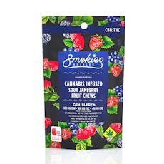 PNC:: Smokiez CBN 1:1 Jamberry Sour Fruit Chews | 10 Pack