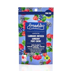 PNC:: Smokiez CBN 1:1 Jamberry Sweet Fruit Chews | 10 Pack