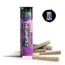 Hellavated - Grape Stomper Juicy Stickz Infused Joints 5pk