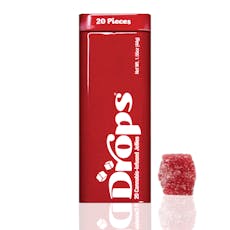 DRP:: Cranberry - 1:1 THC:CBD Live Rosin Solventless Gummies | 20pk