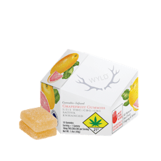 WYLD:: Grapefruit Sativa CBG:CBC:THC 1:1:1 Gummies | 10pk