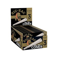 ZIG ZAG KING SIZE ULTRA THIN 3 PACK CONES