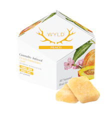 WYLD - Peach 10pk Gummies - CBD:Hybrid Enhanced - 50mg THC