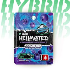 Blue Zkittles - Sour Blue Razberry - Indica - Edible (Gummy) - Hellavated