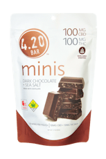 EH-420 Dark Choc Sea Salt CBD 1:1 Minis