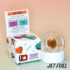Jet Fuel 1g - Sativa - Cured Sugar Wax - Mana Extracts