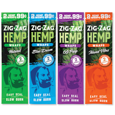 Zig Zag 2 Hemp Wraps Blue Dream