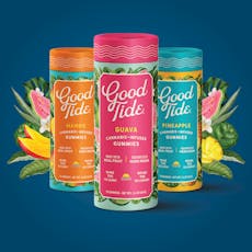 Good Tide | Passion Fruit Rosin Indica Gummies CBD:CBN:THC | 10pk