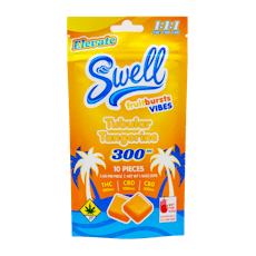 Swell Edible 1:1:1 THC:CBD:CBG Tubular Tangerine 300mg 1.75 oz