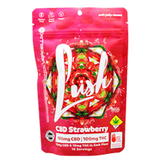 Lush Edible 1:1 CBD Strawberry 200mg 2.47oz