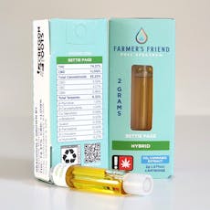 FF 1:1 Afternoon Gift 2g (CBD) Glass Cartridge by Farmer's Friend