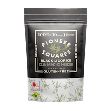 Pioneer Squares Dank Chew Black Licorice 100mg