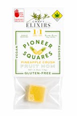 Pioneer Squares Fruit 1pk 1:1 Pineapple Crush CBD 10mg DOH