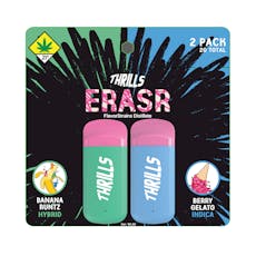 Thrills Erasr AIO 2pk Banana Runtz x Berry Gelato Kush 2g